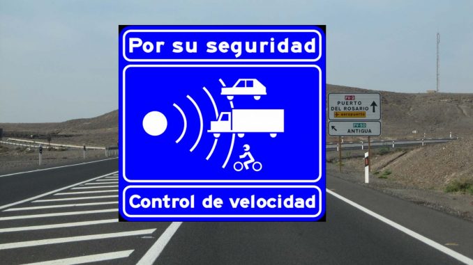 Schild-Geschwindigkeitskontrolle-Fuerteventura