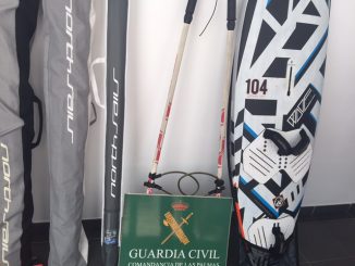 Windsurfmaterial guardia civil