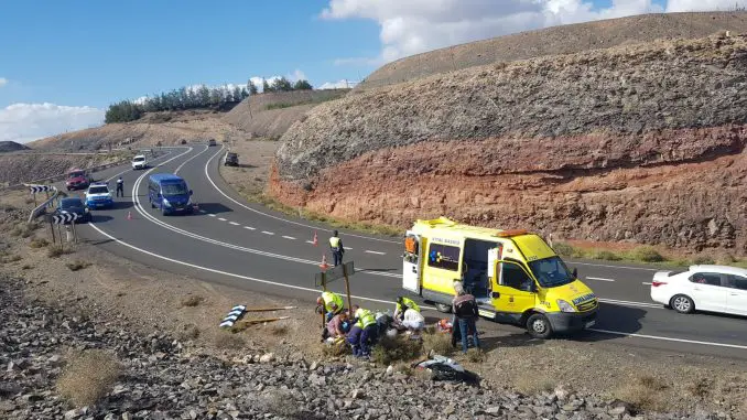 Motorroller Unfall La Lajita