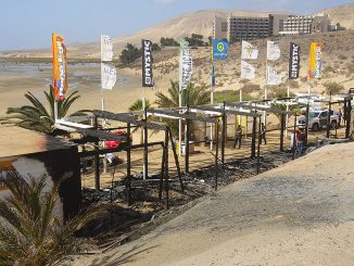 Fuerteventura Windsurfing Center Rene Egli nach dem Feuer