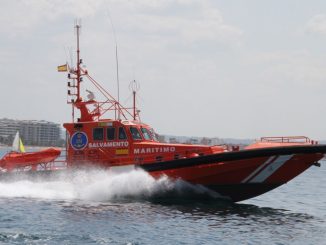 Flüchtlingsboot vor Lanrazote