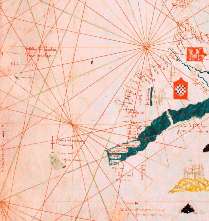 Forte Ventura auf der Karte von Dulcert