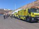 Löschfahrzeuge von Fuerteventura für Waldbrand auf Gran Canaria