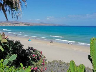 Fuerteventuras Urlauberzahlen fallen auf das Niveau von 2011 1 Nach dem Urlauberrückgang sind die Strände in Costa Calma noch leerer.
