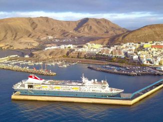 Kreuzfahrtschiff Braemar besucht Gran Tarajal am 04.11.2019 1 Kreuzfahrtschiff Fuerteventura Gran Tarajal