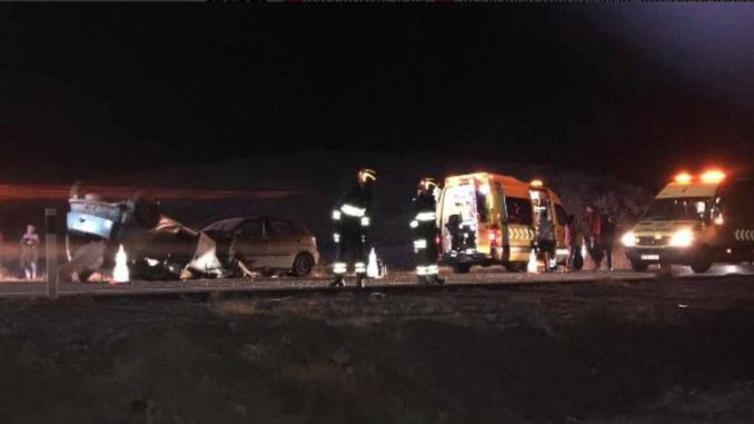 Schwerer Verkehrsunfall bei Tarajalejo 1 Autounfall Tarajalejo 3