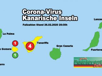 26022020 2030 Corona Virus Kanarische Inseln Karte