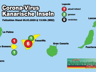 200305 1330 Corona Virus Kanarische Inseln Karte