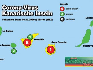 200306 0910 Corona Virus Kanarische Inseln Karte