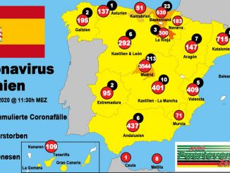 200315 1130 Coronavirus Spanien Fallzahlen