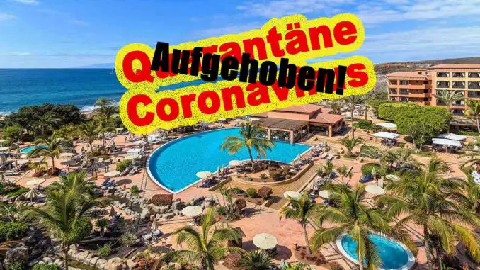 Hotel-Teneriffa-Coronavirus-Quarantäne aufgehoben