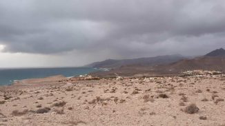 La Pared Regen und Wolken