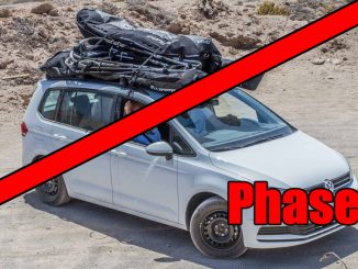Fuerteventuras Windsurfer haben sich zu früh gefreut: mit Auto zum Sport bleibt in Phase 2 verboten 2 Windsurfing Boards auf Autodach 1
