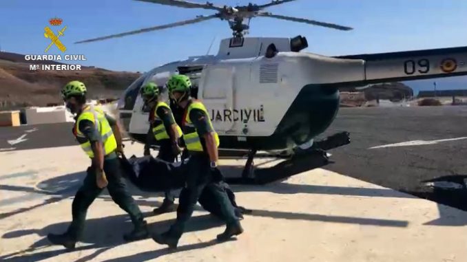 Fuerteventura: Toter vom Pico de la Zarza mutmaßlich ein Wanderer 1 Recuperacion restos fuerteventura foto5 web