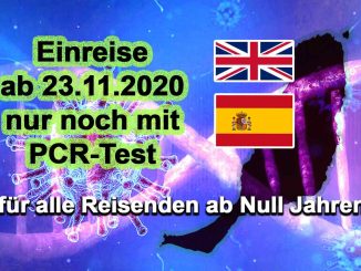 PCR Test fuer alle Reisenden ab Null Jahren