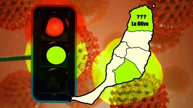 Corona-Ampel-Rot-Fuerteventura-Tuineje-La-Oliva-gelb