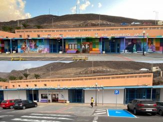 Frische Farben für Morro Jables Markthalle im Süden Fuerteventuras 5 Mercado Morro vorher nacher web