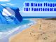 Blaue Flaggen Fuerteventura