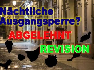 Ausgangssperre Kanaren Abgelehnt Revision