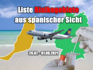 Liste Risikogebiete aus spanischer Sicht 2607 0108