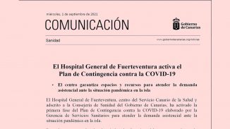 Notfallplan Krankenhaus Fuerteventura