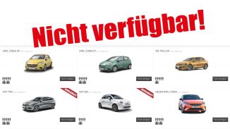 Mietwagen Fuerteventura nicht verfuegbar