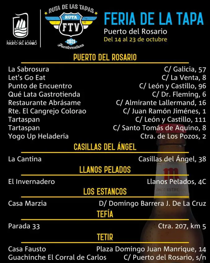 Dritte Ausgabe der „Tapas-Route-Fuerteventura“ startet in Puerto del Rosario 2 Ruta de las Tapas 2