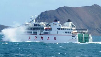 Armas Faehre Sturm Fuerteventura