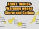 Wetterwarnung AEMET web