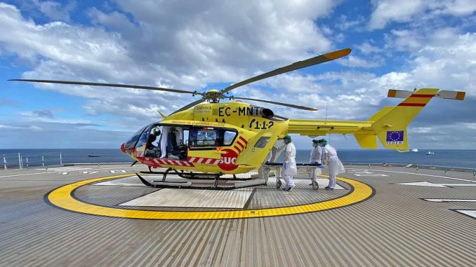 Verlegung-Patienten-Hubschrauber-Fuerteventura