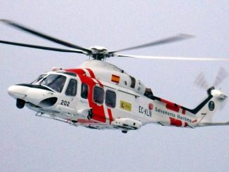 Krankes Besatzungsmitglied vor Fuerteventura per Hubschrauber von Handelsschiff evakuiert 1 Helimer Rettungshubschrauber