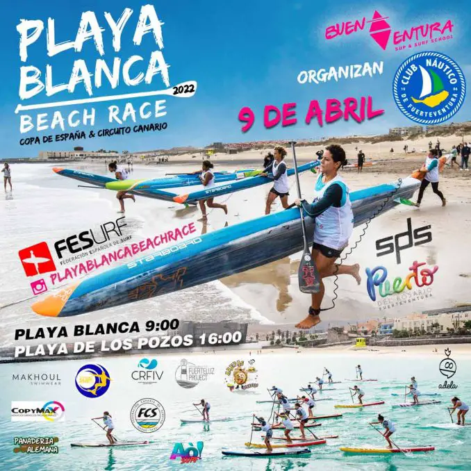 Stand up Paddle Meisterschaft auf Fuerteventura: „Playa Blanca Beach Race 2022“ 1 SUP Race Fuerteventura Playa Blanca 2022