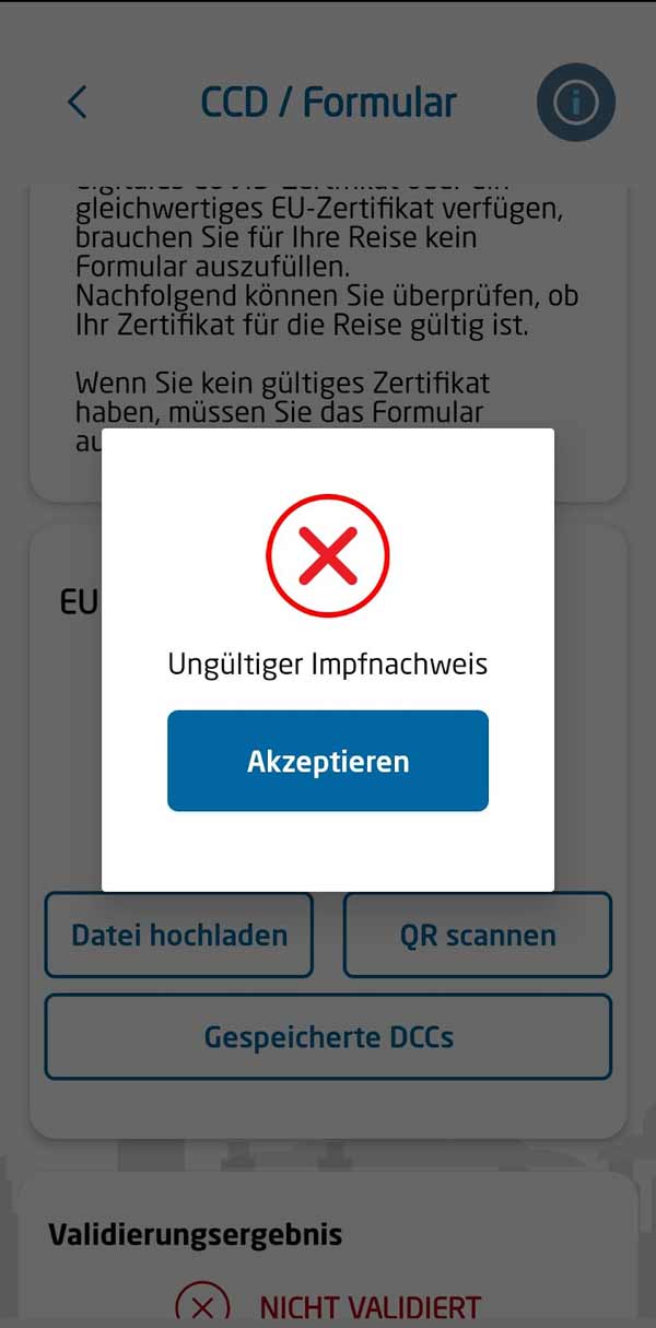 Ungueltiger Impfnachweis SpTH web