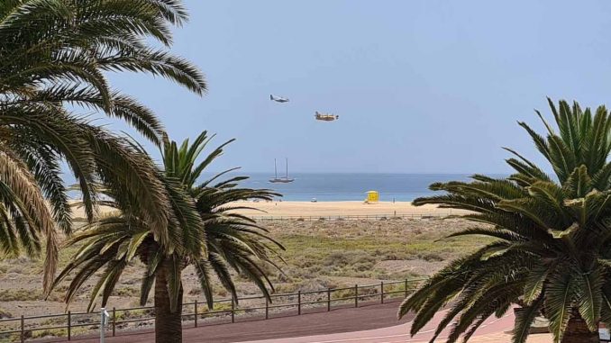 Löschflugzeug-Fuerteventura-Jandia