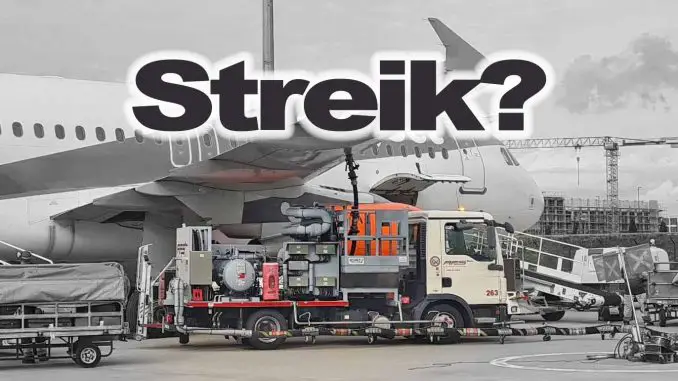 Streik-Flugzeugbetankung-Kanaren