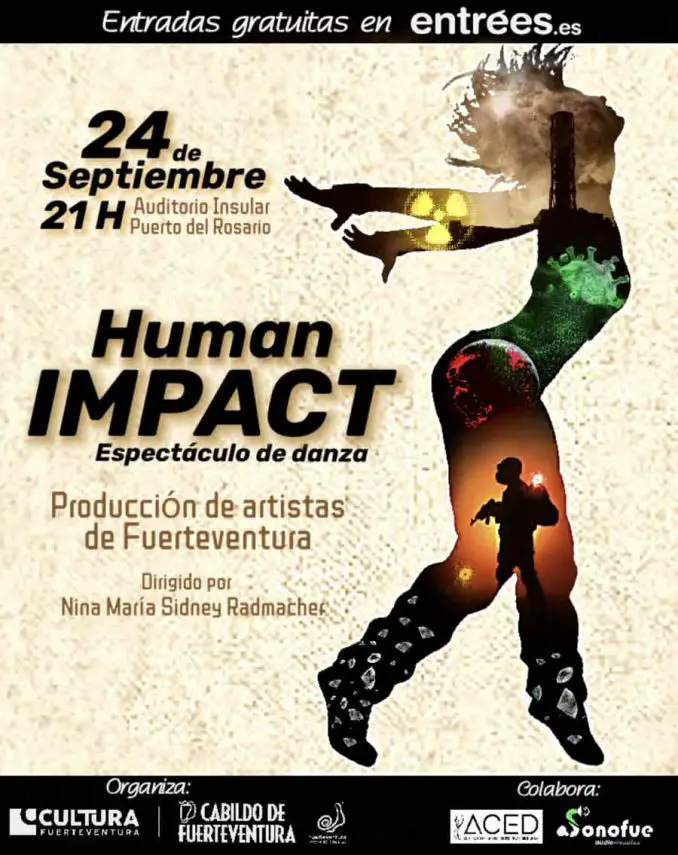 Veranstaltungen auf Fuerteventura 4 Plakat Human Impact