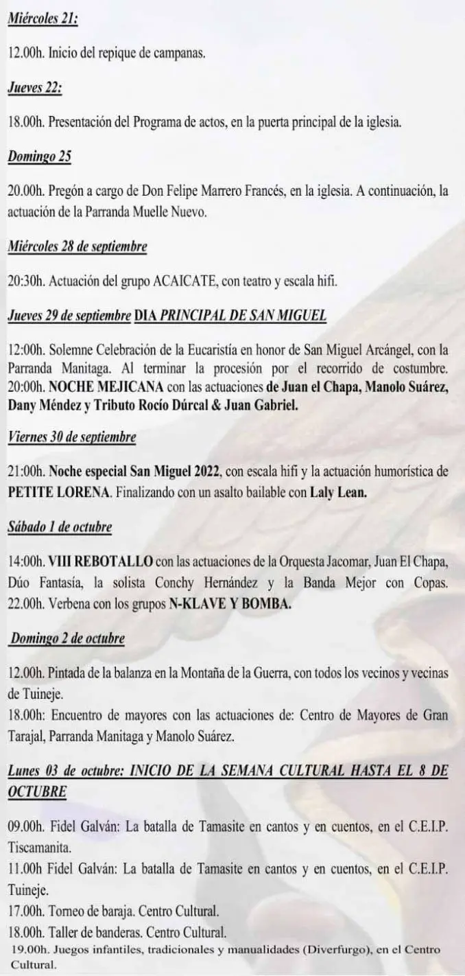 Programm San Miguel1