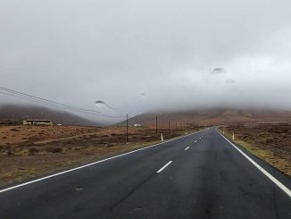 Regen Fuerteventura Tuineje Pajara Berge Wolken
