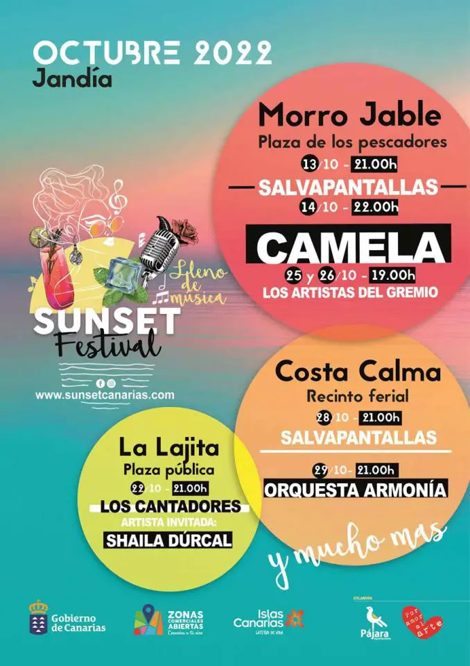 Sunset Jandia Festival Plakat