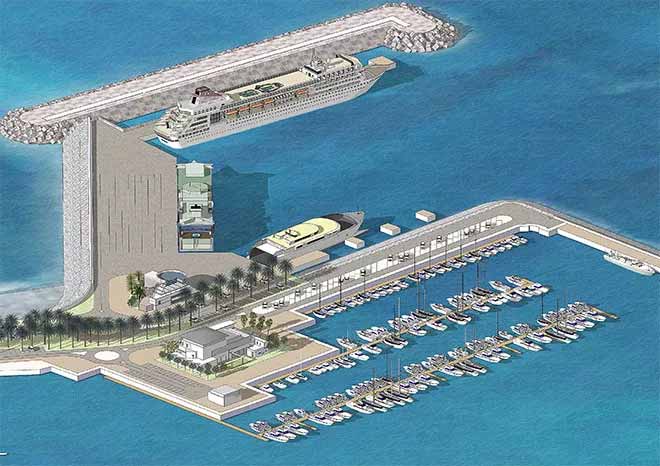 Hafenerweiterung Corralejo 3D