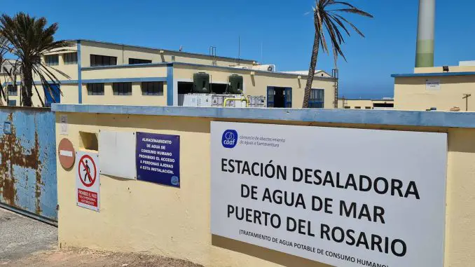 Wasserversorgung auf Fuerteventura: zahlreiche Rohrbrüche über die Feiertage 1 CAAF Meerwasserentsalzungsanlage Puerto del Rosario