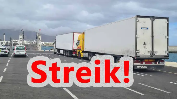 Streik-LKW