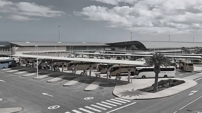 Flughafen-Fuerteventura-Busparkplatz-Unfall