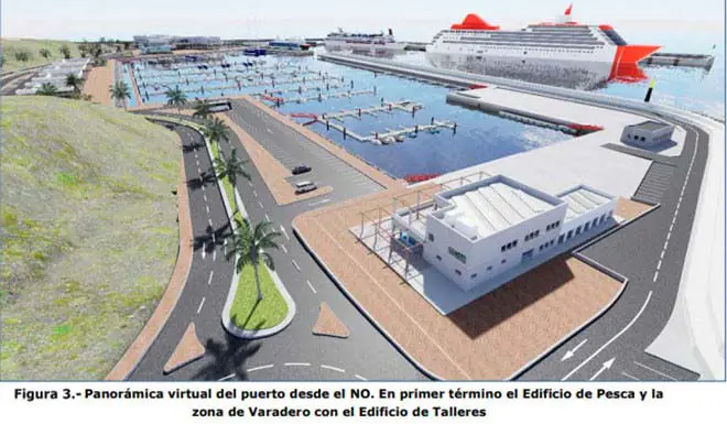 Erste Details zur Erweiterung des Hafens von Gran Tajaral im Süden von Fuerteventura 1 Hafen Gran Tarajal Computeranimation