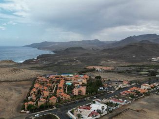 La Pared Drone Wolken Regen