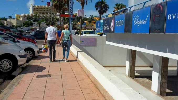Unfallrisiko Cosmo Shopping Center Jandia Fuerteventura