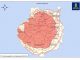 Waldbrand Gefahr Warnung Gran Canaria 400 Meter Karte