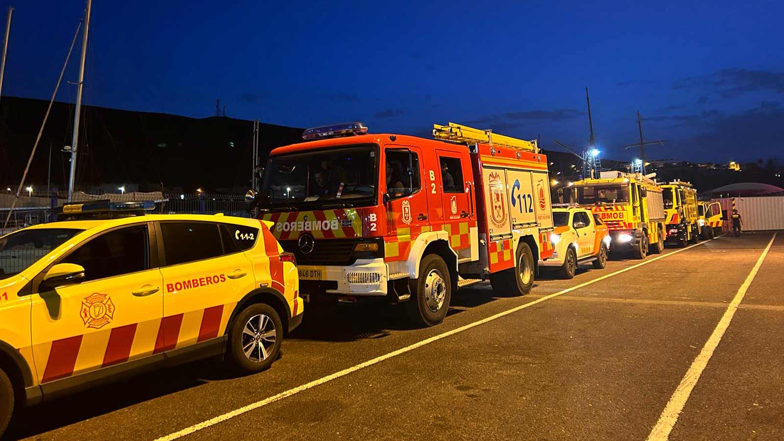 Fuerteventura schickt Feuerwehrleute und Fahrzeuge zur Bekämpfung des Waldbrandes nach Teneriffa 1 Feuerwehr Fahrzeuge Fuerteventura Teneriffa