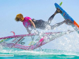 Windsurf World Cup Fuerteventura 2023 geht in den letzte Runde: spritzige Action beim Freestyle 1 Freestyle Windsurf Word Cup Fuerteventura 2023
