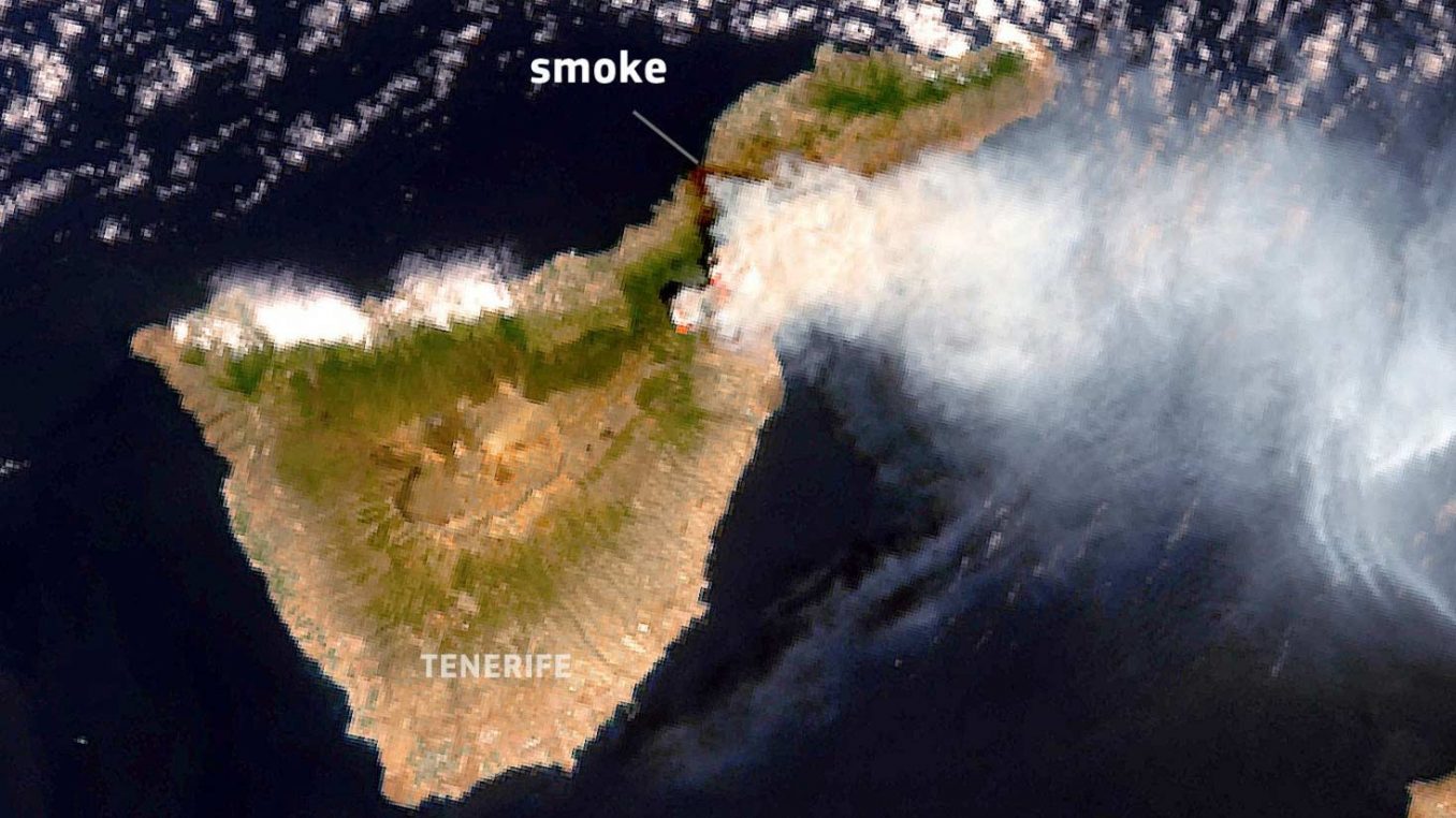 Verwunderlich Teneriffa Waldbrnde Aktuell Fotosnull